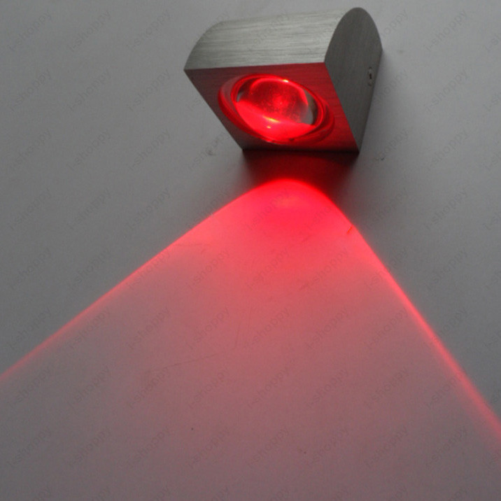 Indoor 3w Led Wall Sconces Light Corner Lamp Fixture Step Lighting Indoor 3w Led Wall Sconces Light Corner Lamp Fixture Step Lighting Bedroom Disco Red