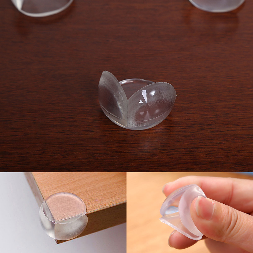 10pcs Clear Table Desk Corner Protector Edge Guard Cushion Baby Picture 1 Of 8