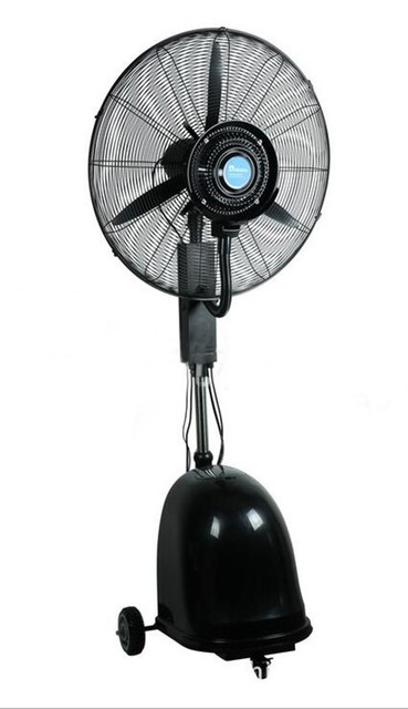 Commercial High-velocity Outdoor Indoor Misting Fan Black Industrial ... Commercial High-velocity Outdoor Indoor Misting Fan Black Industrial ...