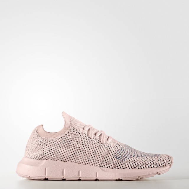 adidas originals swift run primeknit sneakers in pale pink adidas originals swift run primeknit sneakers in pale pink