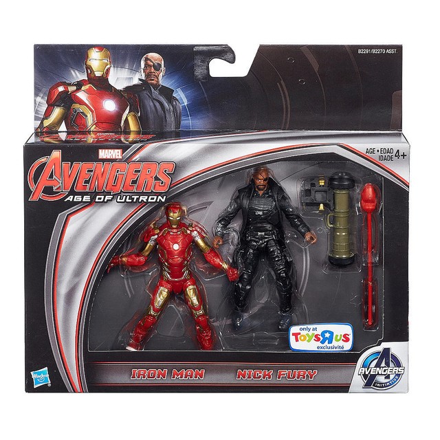 MARVEL AVENGERS AGE OF ULTRON IRON MAN NICK 2 PK FIGURES TOYS R US EXCLUSIVE MARVEL AVENGERS AGE OF ULTRON IRON MAN NICK 2 PK FIGURES TOYS R US EXCLUSIVE