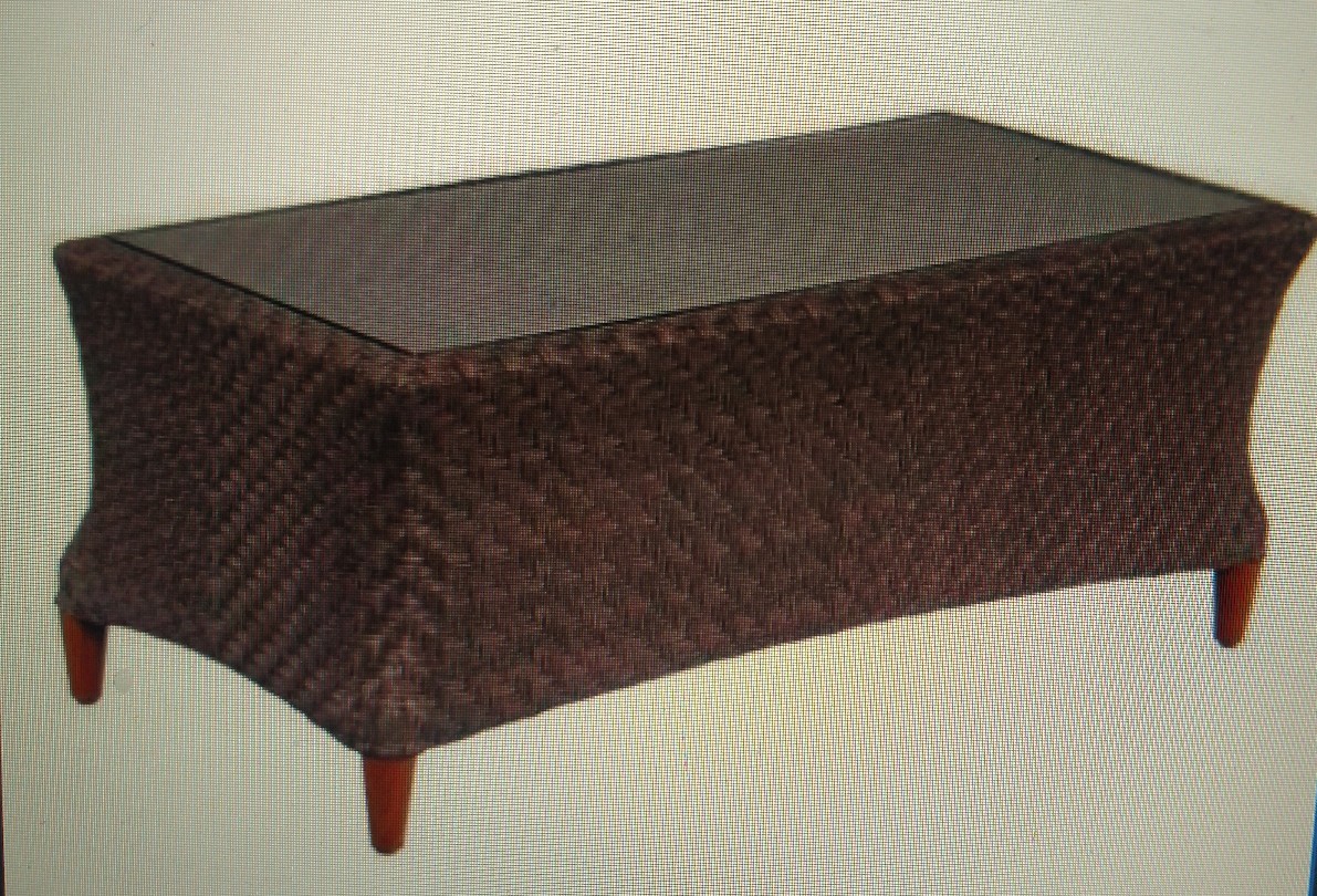Brown Jordan Patio Coffee Table Outdoor Furniture Resin Weave 21 In Picture 1 Of