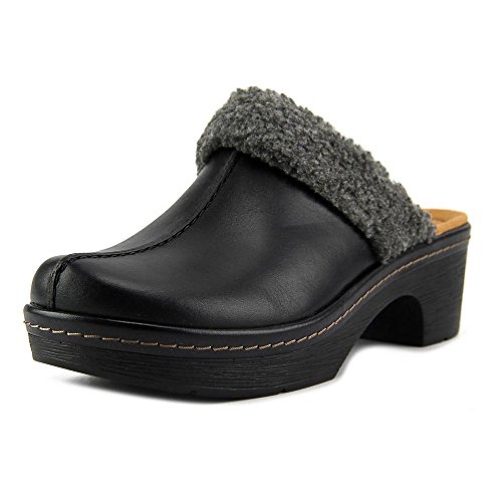 CLARKS Womens Preslet Grove Closed Toe Clogs Black Size 8.5 CLARKS Womens Preslet Grove Closed Toe Clogs Black Size 8.5