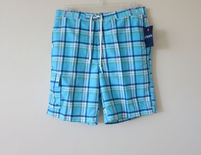 Chaps Swim Trunks Size XXL Laguna Blue Board Shorts Surf Beach Water | eBay