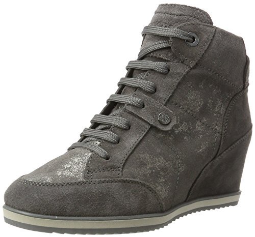 Geox D Illusion A Scarpe da Ginnastica Alte Donna Grigio Dk Grey 40 K0I Geox D Illusion A Scarpe da Ginnastica Alte Donna Grigio Dk Grey 40 K0I