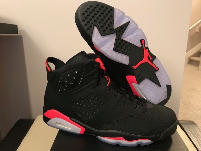 Nike Air Jordan Retro 6 VI Black Inferred 2014 DS 384664-023 Nike Air Jordan Retro 6 VI Black Inferred 2014 DS 384664-023