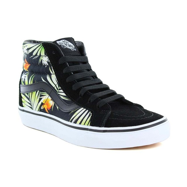 VANS SK8 HI REISSUE Black White DECAY Palme Scarpe da ginnastica UK 10 VANS SK8 HI REISSUE Black White DECAY Palme Scarpe da ginnastica UK 10