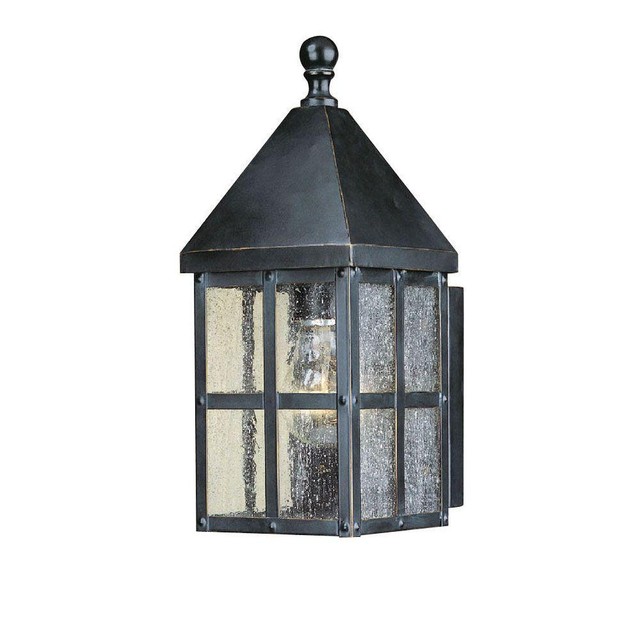 hampton bay 254531 holland 1 light mediterranean bronze outdoor wall