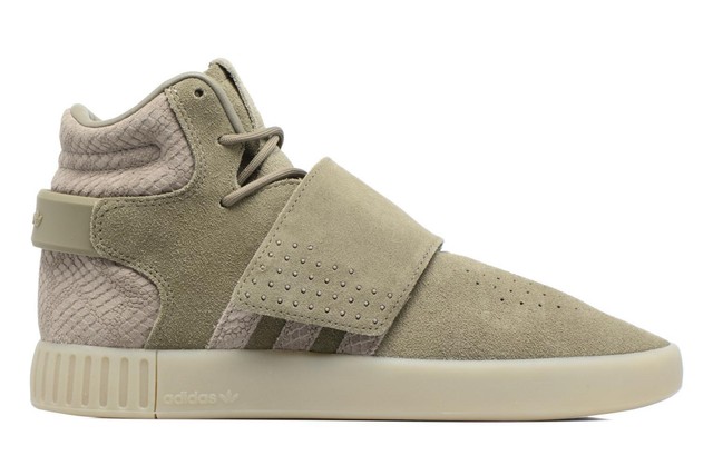 Uomo Adidas Originals Tubular Invader Strap Sneakers Verde Uomo Adidas Originals Tubular Invader Strap Sneakers Verde