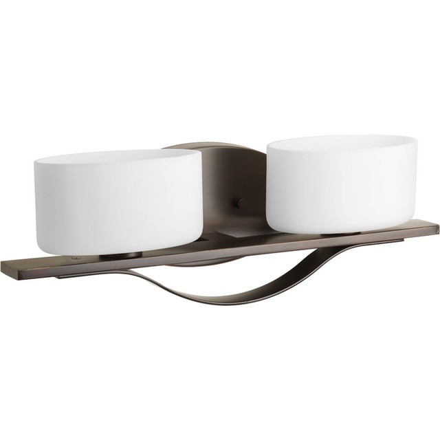 Progress Lighting P2038 20wb Arise 2 Light Bathroom Vanity Progress Lighting P2038 20wb Arise 2 Light Bathroom Vanity Antique Bronze