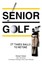NEW Senior Golf by Robert Faber BOOK (Paperback / softback) Free P&H