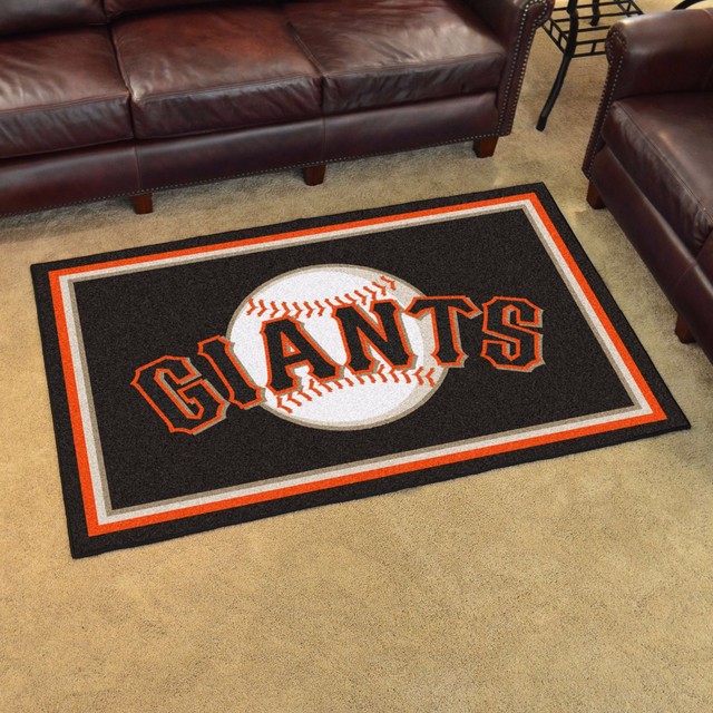 Fanmats 7081 Mlb San Francisco Giants Rug 4x6 46 X72 San Francisco Giants 4 X 6 Decorative Ultra Plush Carpet Area Rug