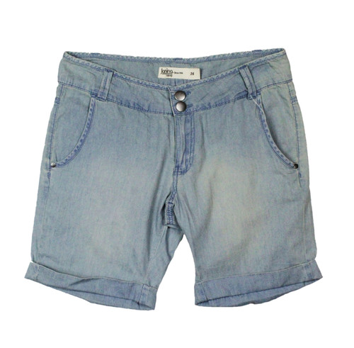 Neu Janina leichte Damen Shorts kurze Hose im Jeans Look Gr 36 38 40 42 44 46 48