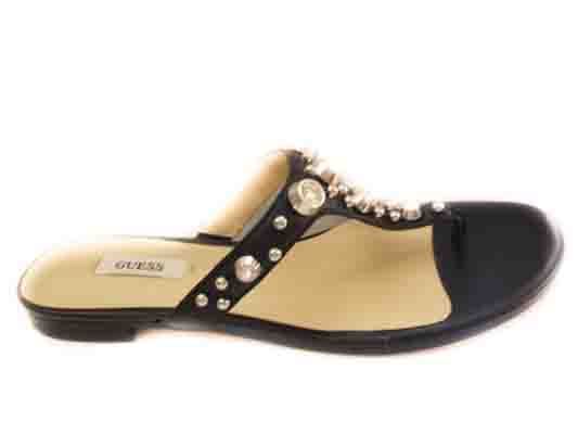 Guess fl2grolem21 nero infradito donna strass string femme pantoufle Guess fl2grolem21 nero infradito donna strass string femme pantoufle