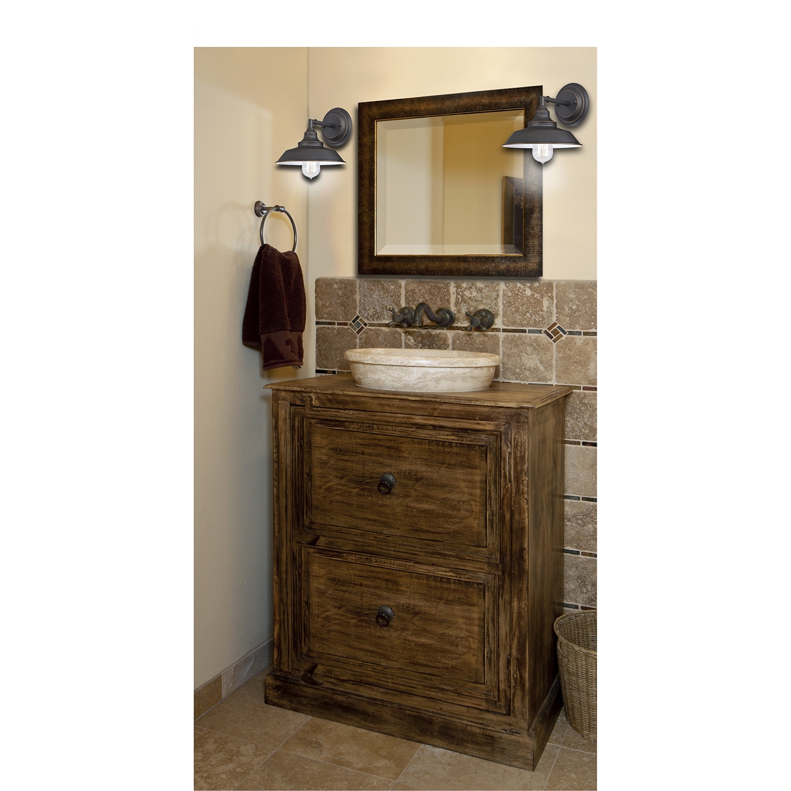 Westinghouse 6343500 Iron Hill One Light Indoor Wall Fixture Oil Brand New T