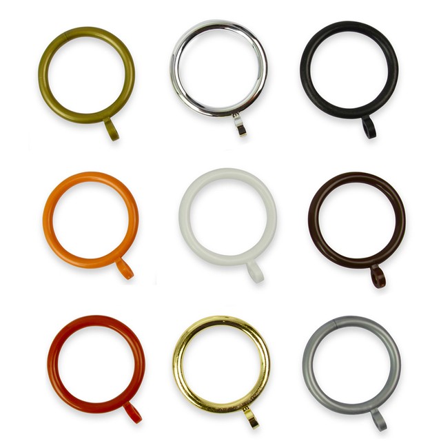 Plastic Curtain Rings For 28mm Poles 9 Colours Many Picture 12 Of 14