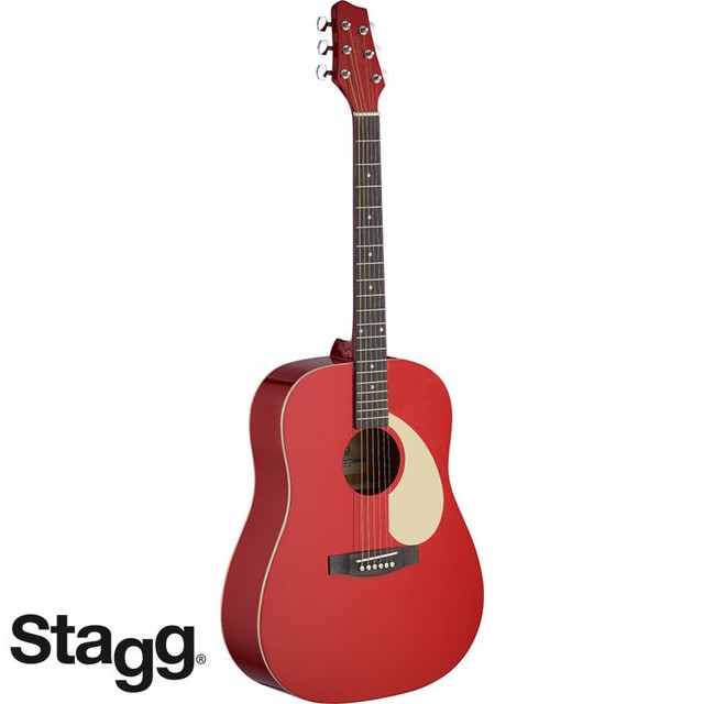 stagg sa30d full size deluxe dreadnought acoustic guitar matte dreadnought guitar size