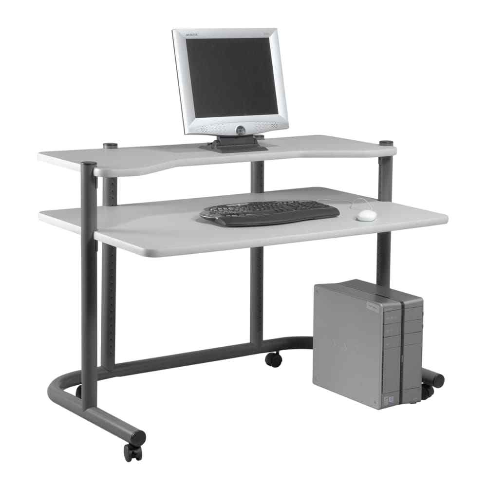 Studio Designs 48 Computer Workstation In Pewter Grey 18650 Picture 1 Of