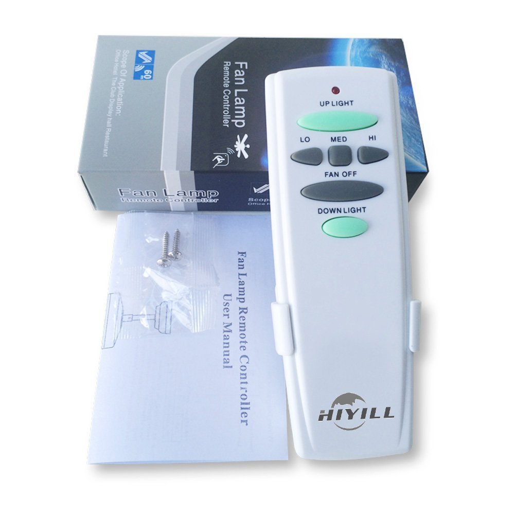 Hiyill Hd6 Universal Handhold Ceiling Fan Remote Control Kit With Up 5