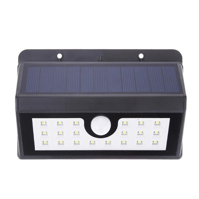 20 Led Solar Wall Light Pir Motion Sensor Lamp Waterproof Garden Picture 13 Of 22