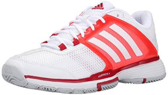 adidas Women`s Barricade Team Tennis Shoes White and Solar Red 10.5 ... adidas Women`s Barricade Team Tennis Shoes White and Solar Red 10.5 M US Women. About this product. adidas Performance Women's Barricade Team 4 ...