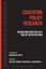 Gunter Helen M.-Education Policy Research Hardback BOOK NEW