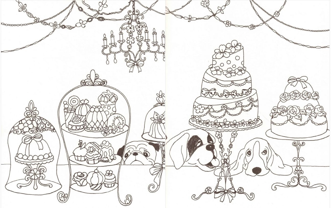 Preview A Million Dogs Coloring Book For Adults Art Gift Anti Stress