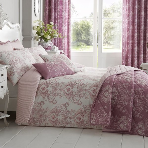 Wildon Home Toile Duvet Cover Set Double Pink Ebay
