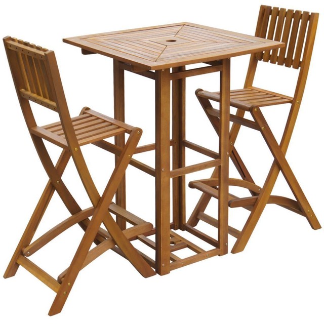 Outdoor Patio Bar Table And Chairs Set Garden Wood Furniture 2 Outdoor Patio Bar Table And Chairs Set Garden Wood Furniture 2 Folding