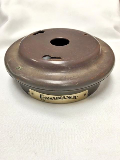 Z 9b Casablanca Hunter 74391b Brown Ceiling Fan Canopy Genuine Z 9b Casablanca Hunter 74391b Brown Ceiling Fan Canopy Genuine