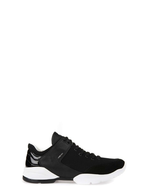 GEOX D642NA SFINGE sneaker donna tessuto nero traspirante GEOX D642NA SFINGE sneaker donna tessuto nero traspirante