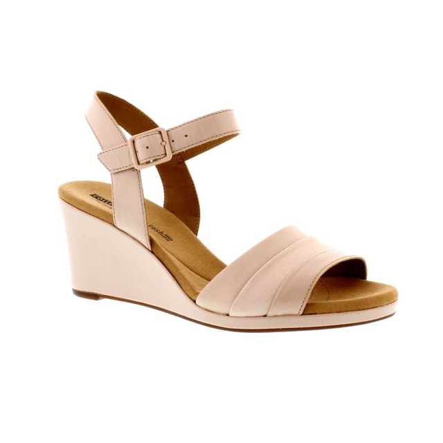 Clarks Lafley Aletha Dusty Rosa Pelle Sandali Donna Clarks Lafley Aletha Dusty Rosa Pelle Sandali Donna