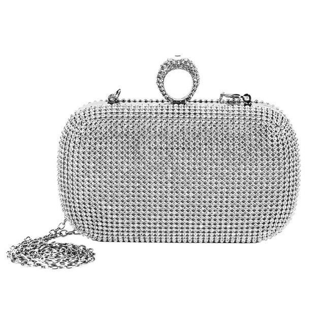 Womens Handbags Leather Las Evening Bags Party Crystal Wedding Picture 10 Of