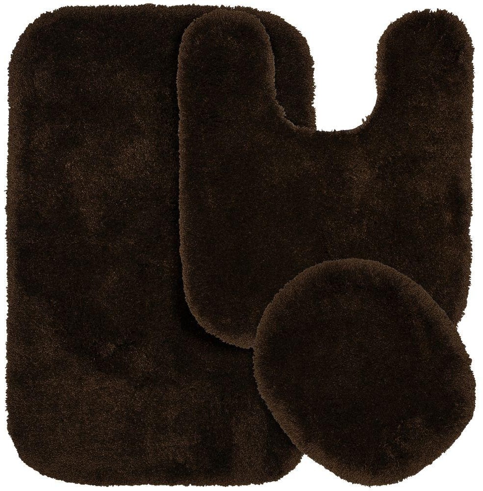 Garland 3 Piece Finest Luxury Ultra Plush Washable Nylon Bath Rug Picture 1 Of 2