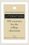 The Pocket Instructor: Literature: 101 Exercises for the College Classroom by...