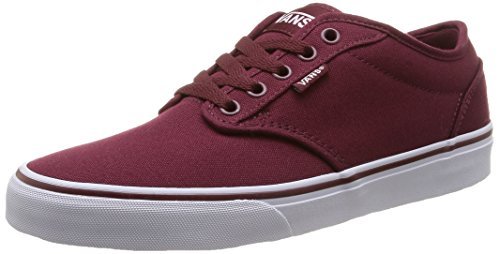 Rosso 43 Vans Atwood Sneakers da Uomo Canvas/Windsor Wine/White uiv Rosso 43 Vans Atwood Sneakers da Uomo Canvas/Windsor Wine/White uiv