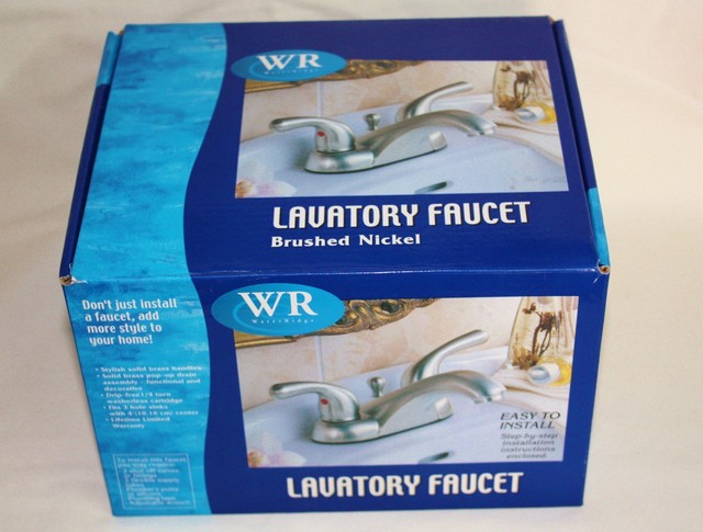 Water Ridge 718246 Brushed Nickel Lavatory Bathroom Faucet Ebay In Box Wr Water Ridge 718246 Brushed Nickel Lavatory