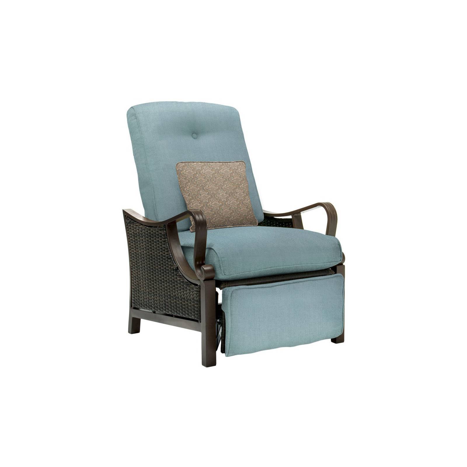 Hanover Ventura Luxury Recliner Chair With Cushions Crimson Red
