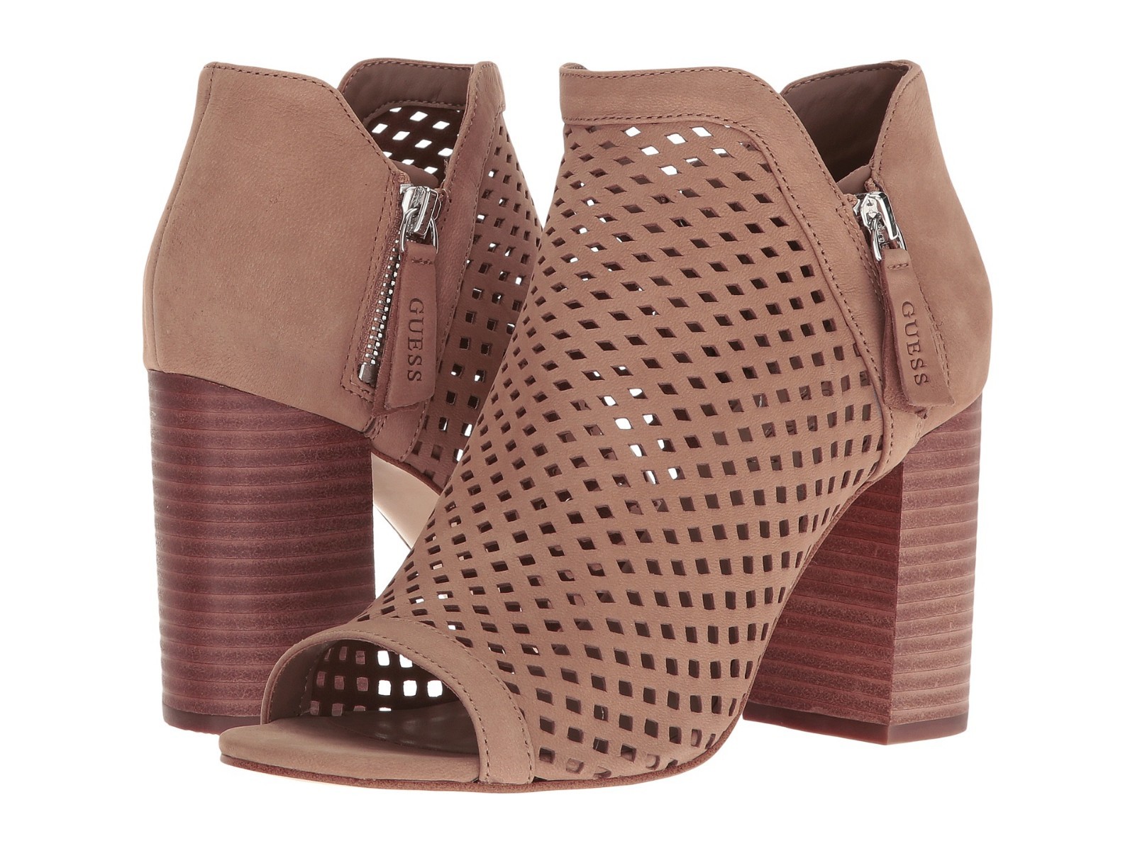 GUESS Women's Oana Ankle Bootie Taupe Size 7.5 GUESS Women's Oana Ankle Bootie Taupe Size 7.5