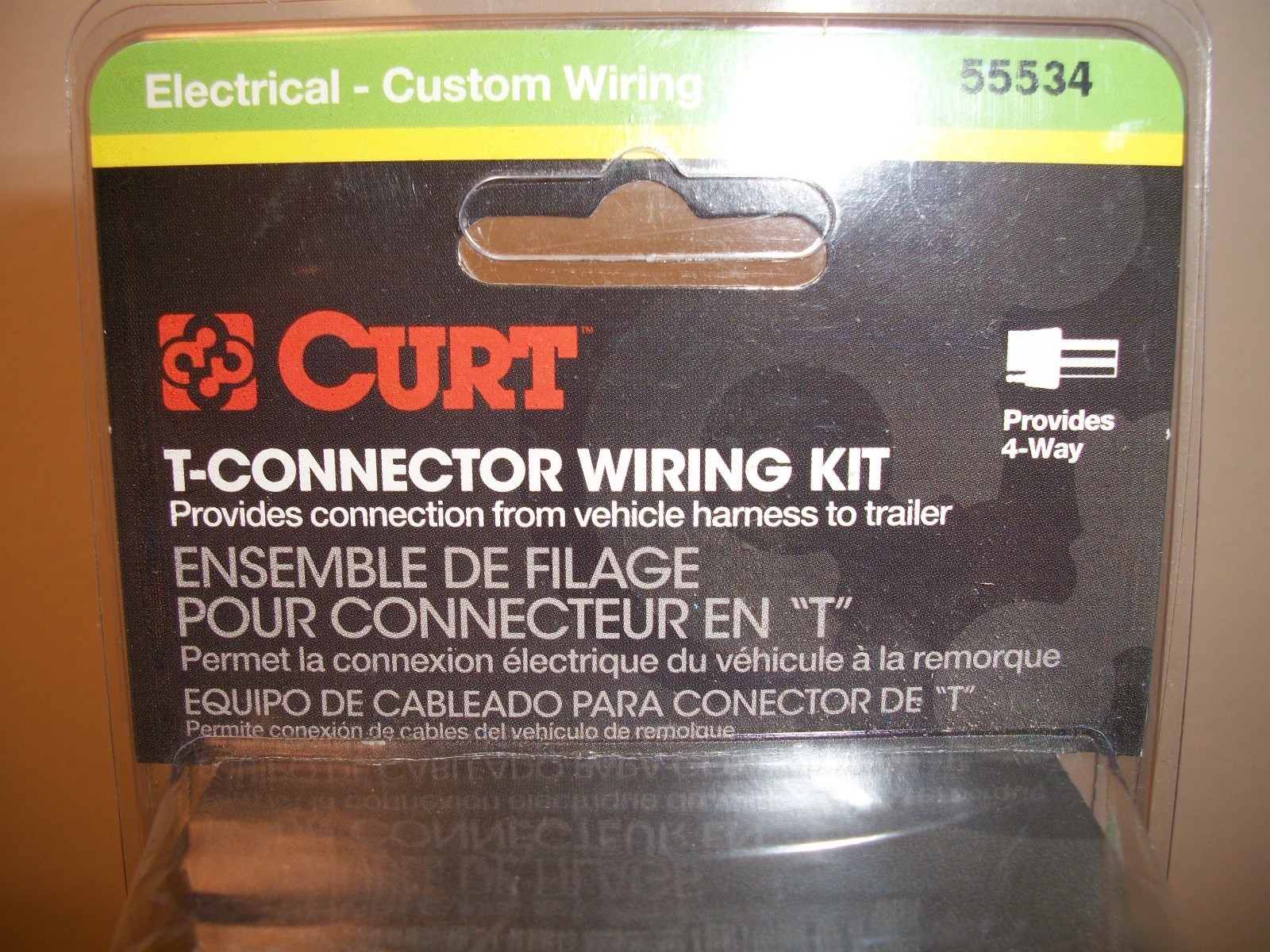 Trailer Connector Kit-Custom Wiring Harness Curt Manufacturing 55534 | eBay