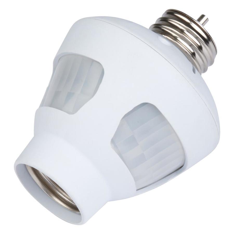 Utilitech Mlc9bcl White Motion Sensor Dusk To Dawn Light Control Picture 1 Of 2