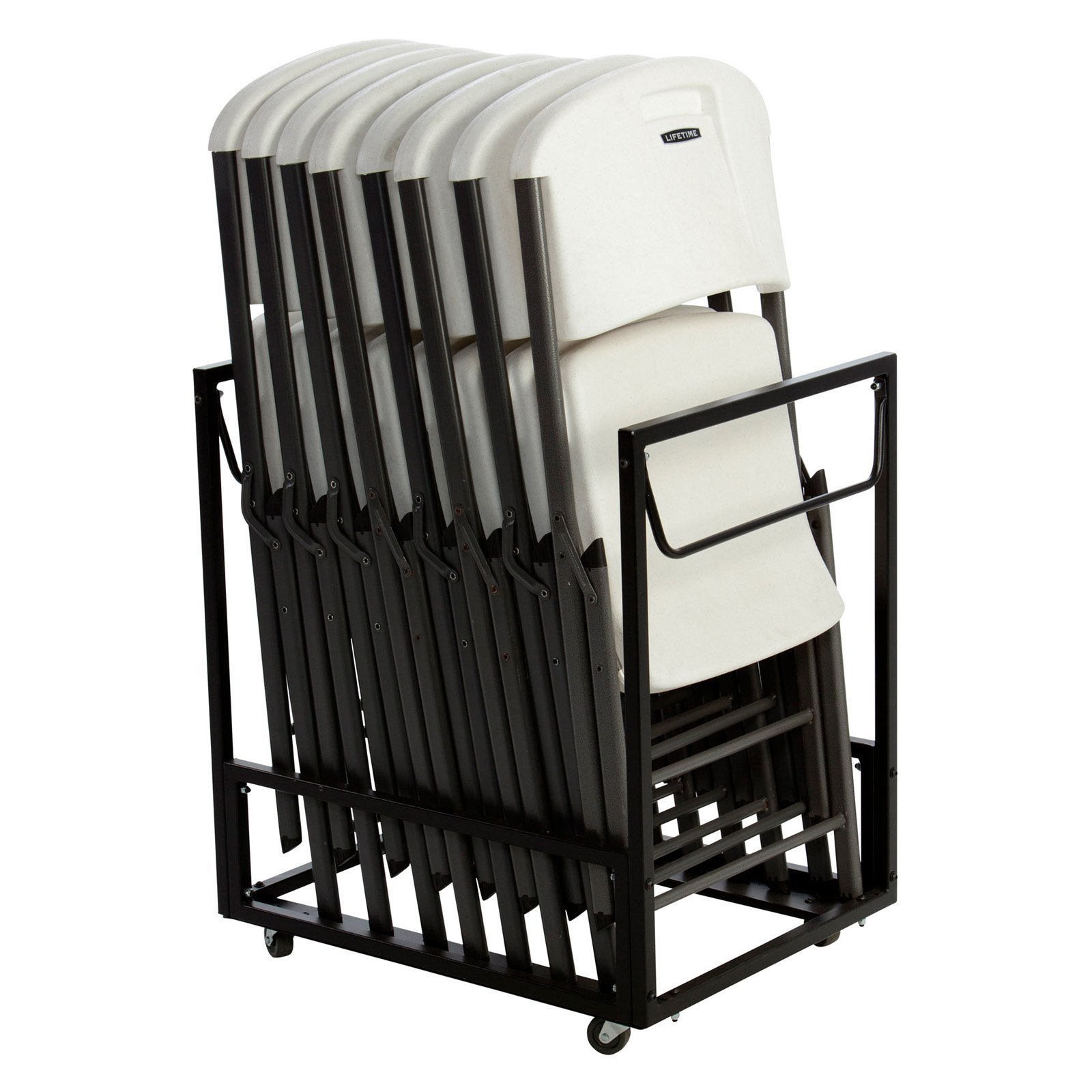 Lifetime S 80279 Rolling Residential Chair Cart Gray
