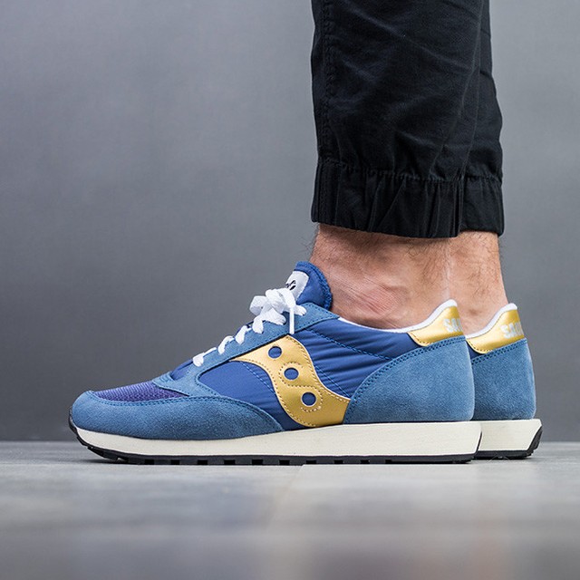 Saucony Jazz Original Vintage Uomo Navy Gold Scarpe da Ginnastica 7.5 UK Saucony Jazz Original Vintage Uomo Navy Gold Scarpe da Ginnastica 7.5 UK