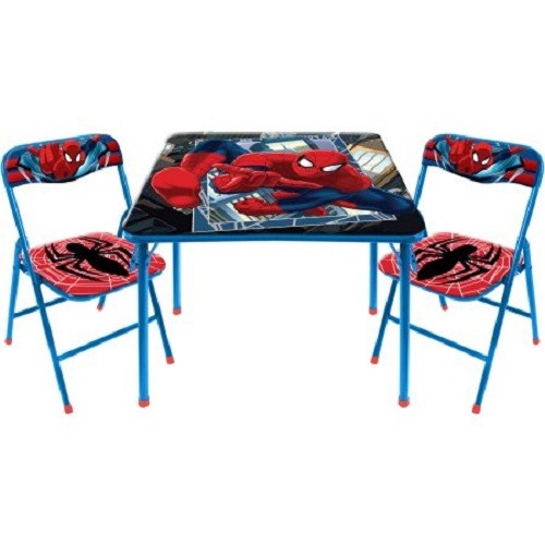 Marvel Spider-man Square Erasable Activity Table Set Children Girls ... Marvel Spider-man Square Erasable Activity Table Set Children Girls ...