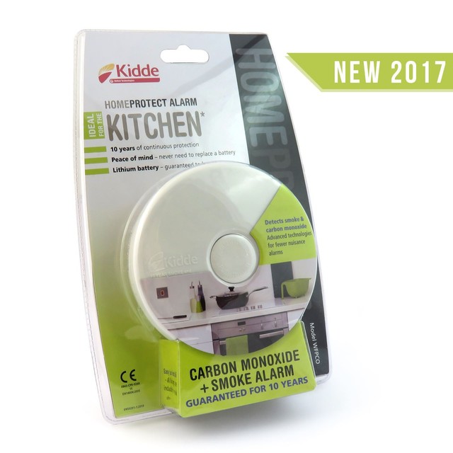 Kidde Homeprotect Kitchen Smoke Alarm Carbon Monoxide Detector 10 Kidde Homeprotect Kitchen Smoke Alarm Carbon Monoxide Detector 10 Year Battery