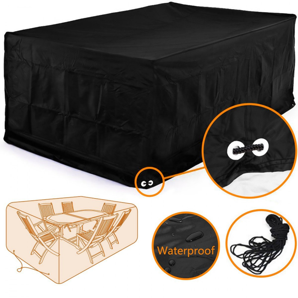96 Inch Rectangular Patio Table And Chair Set Cover Durable Garden Picture 1 Of 4