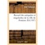 Recueil Des Antiquitez Et Singularitez de La Ville de Pontoise (Ed.1587) (Histoi