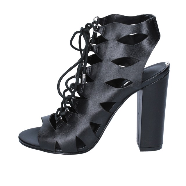 scarpe donna GUESS 39 sandali nero pelle AB829C scarpe donna GUESS 39 sandali nero pelle AB829C