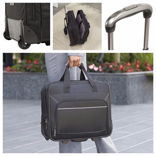 Computer Laptop Bag With Wheels Mobile Roller Office Airplane Computer Laptop Bag With Wheels Mobile Roller Office Airplane Trolley Luggage