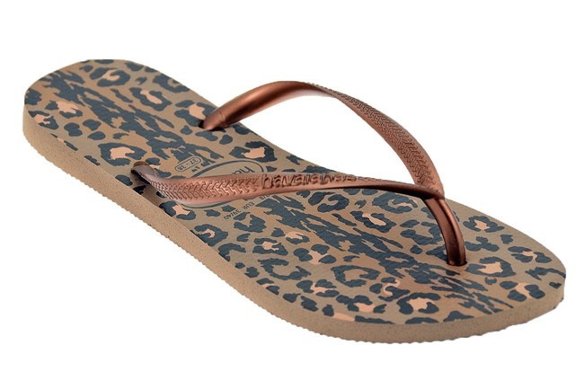 HAVAIANAS SLIM ANIMALI FLIP FLOP FLIP FLOP DI DEDO ADULTO 4103352 8547 ROSA GOLD HAVAIANAS SLIM ANIMALI FLIP FLOP FLIP FLOP DI DEDO ADULTO 4103352 8547 ROSA GOLD